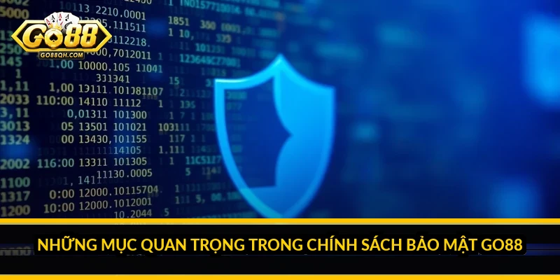 Chính Sách Bảo Mật Go88: Người Dùng Cần Tự Kiểm Tra Những Gì? Những mục quan trọng trong chính sách bảo mật Go88