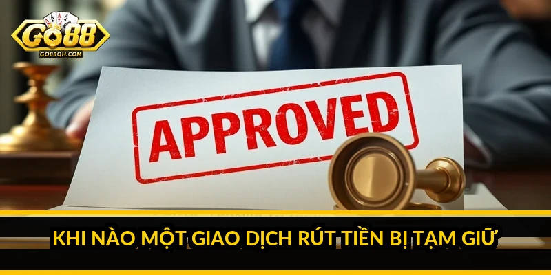 Điều Khoản Sử Dụng Go88: Quy Định Về Tài Khoản Và Giao Dịch Bạn Phải Tuân Thủ Khi Nào Một Giao Dịch Rút Tiền Bị Tạm Giữ